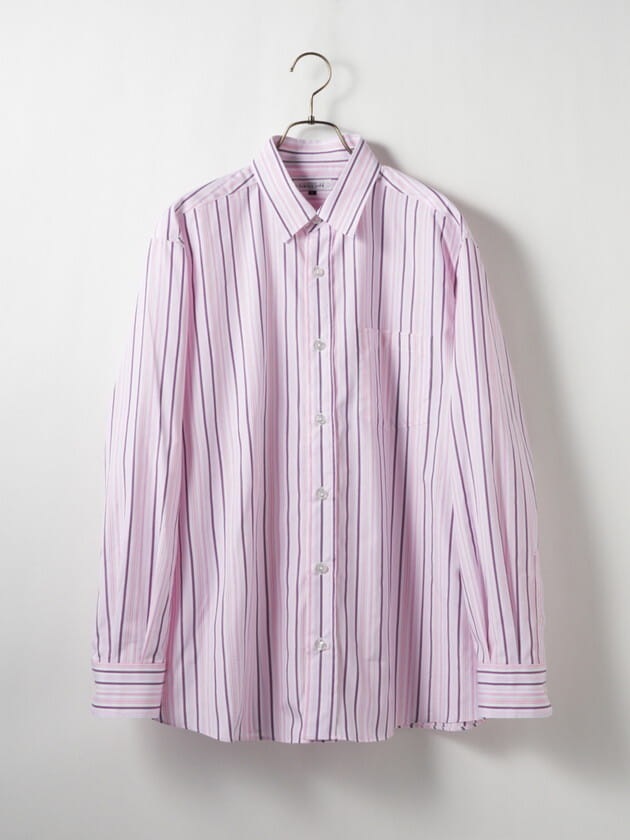 オーバーストライプシャツ（7223221）｜西脇シリーズ(NISHIWAKI SERIES