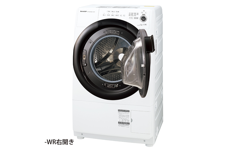 シャープ ドラム式洗濯乾燥機 ES-S7F-WR（洗濯7.0kg／乾燥3.5kg