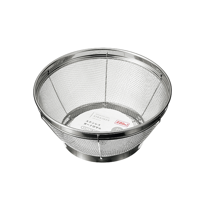 ステンレスガード付ザル 25cm | エコー金属株式会社