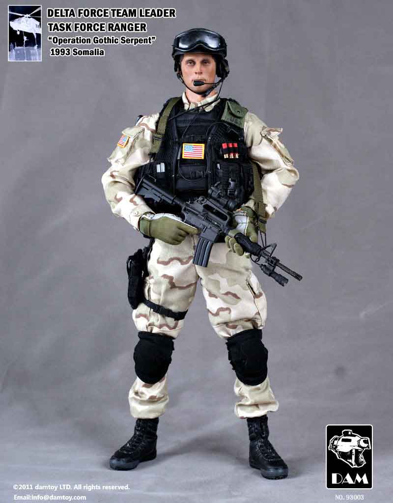 DAM Toys 1/6 Delta Force Team Leader (Task Force Ranger) Boxed Set