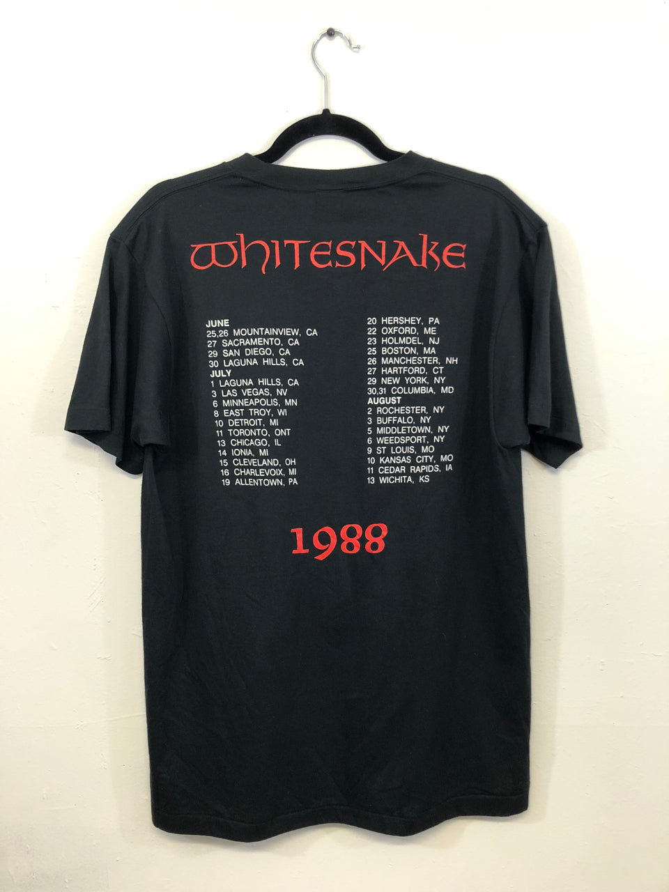 Whitesnake / David Coverdale 1988 Tour T-Shirt – East Village