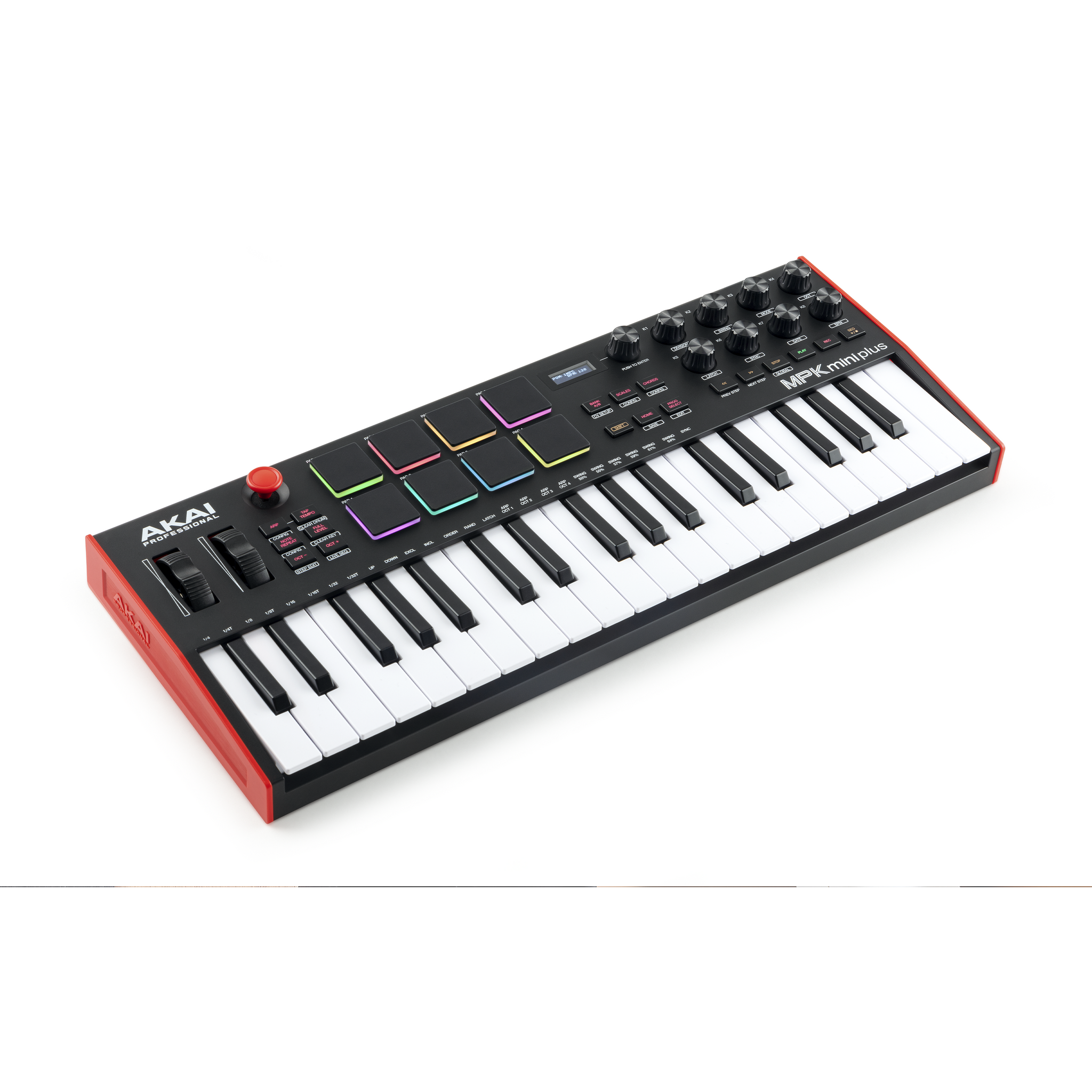 Akai MPKMINIPLUS 37-Key Midi Controller, RGB Pads – Easy Music Center