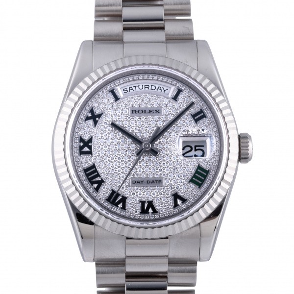 ロレックス デイデイト 118239.FDRMPR 全面ダイヤ/ローマン 全面ダイヤ