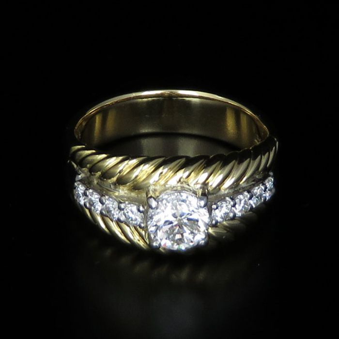 yuki-ko-uichi95.ダイヤモンド K18 リング ゆきざき K18ダイヤモンドリング