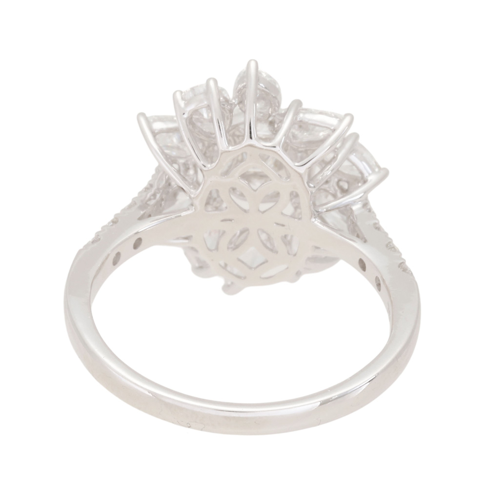 K18ホワイトゴールド ダイヤモンド リング J405125 | ユキザキセレクト