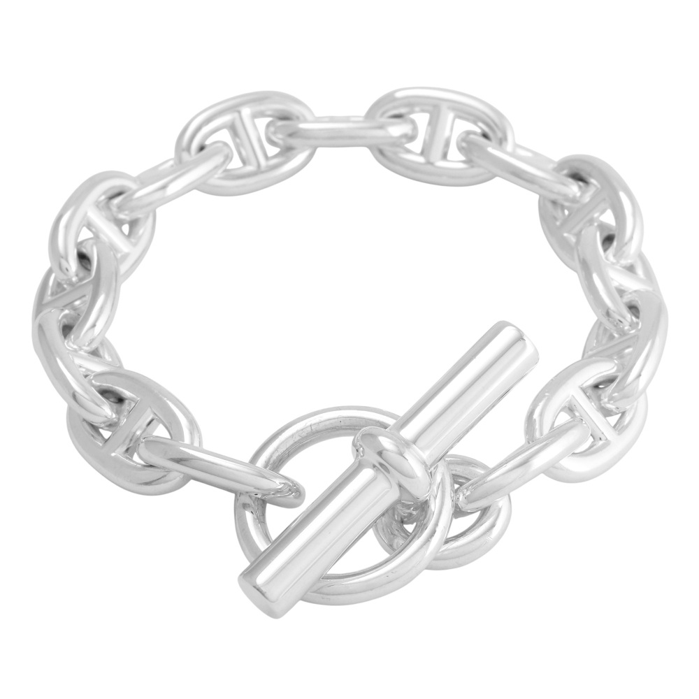 未使用] エルメス シェーヌダンクル MM 15コマ H101994B ブレスレット