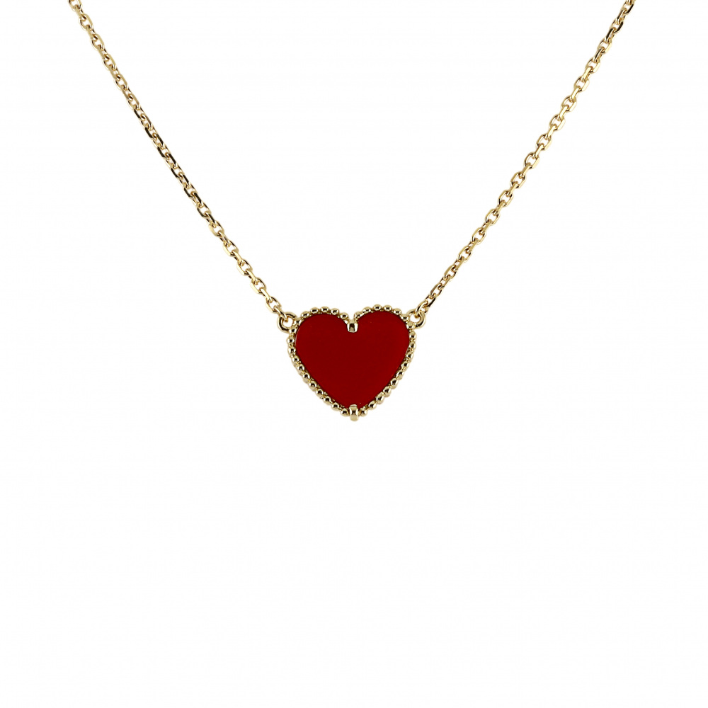 中古] ヴァンクリーフ&アーペル ラッキーアルハンブラ ハート J358345