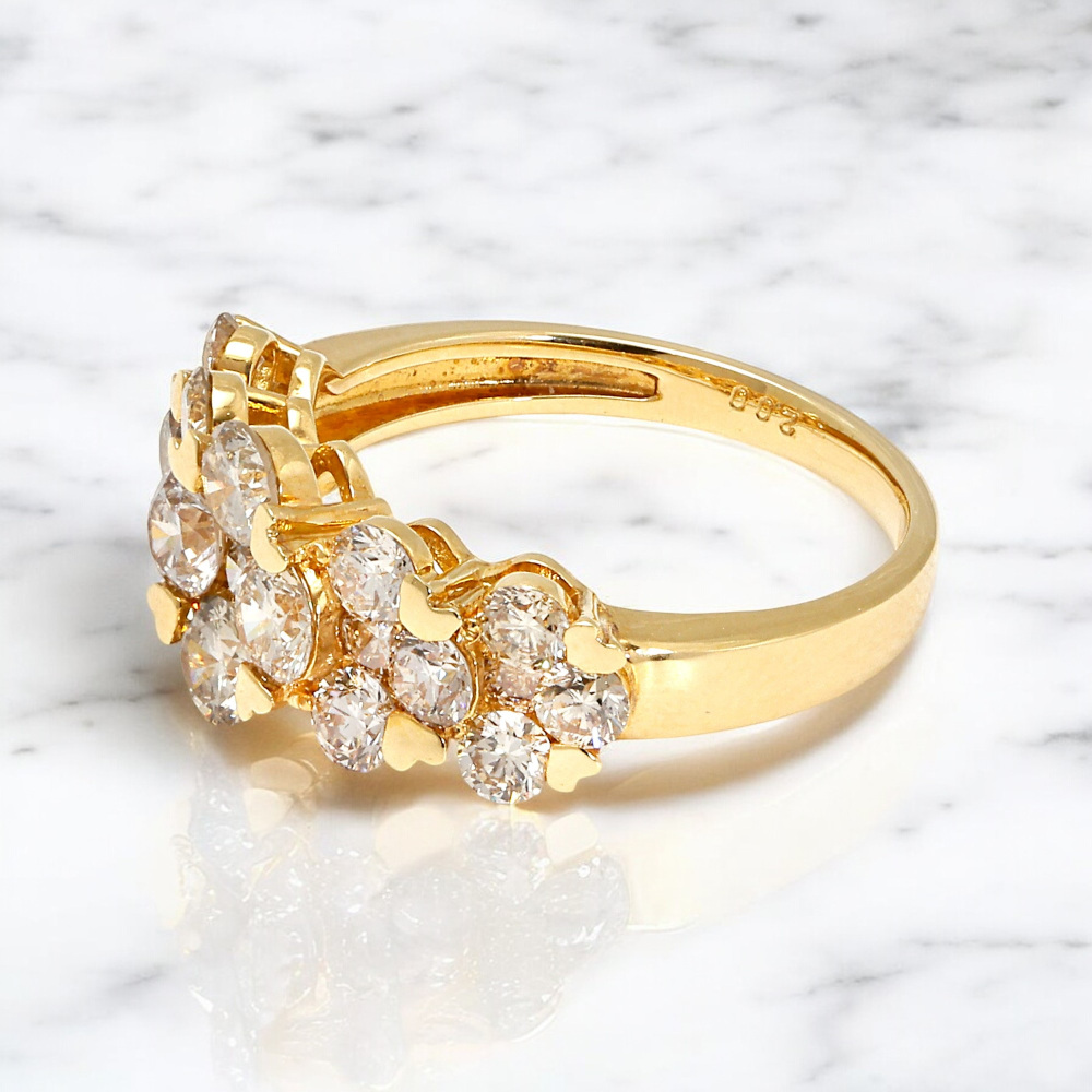 K18イエローゴールド ダイヤモンド リング J369360 | ユキザキセレクト