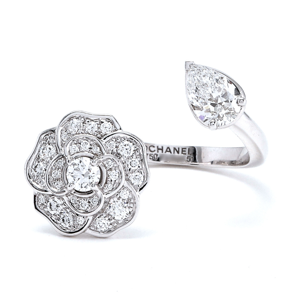 中古] シャネル カメリア J11334 リング J387167 | ジュエリーのゆきざき