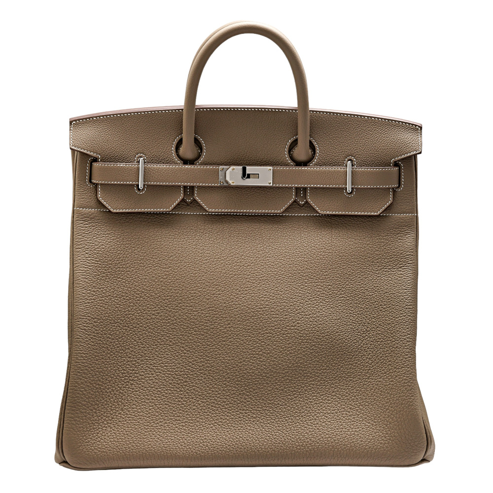 未使用] エルメス オータクロア 40 トゴ エトゥープ シルバー金具 W