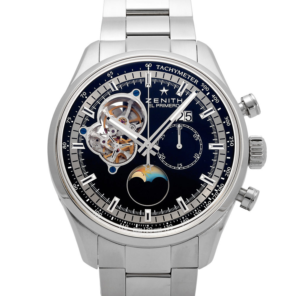 中古] ゼニス クロノマスター エルプリメロ オープン ムーン サン