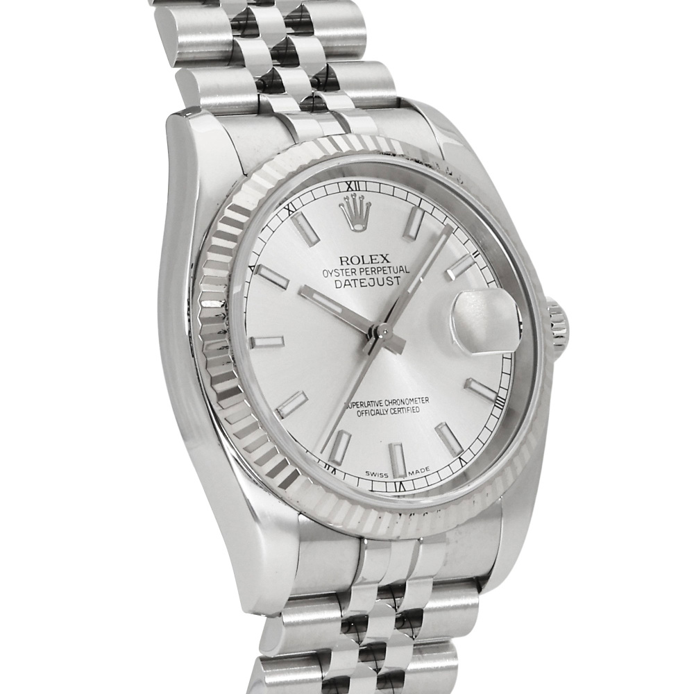 ロレックス デイトジャスト 116234.SVBJシルバ―/バー ジュビリー