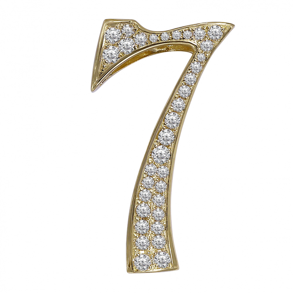 新品] ユキザキ ノンブル ナンバーペンダントトップ【7】Lサイズ【正規