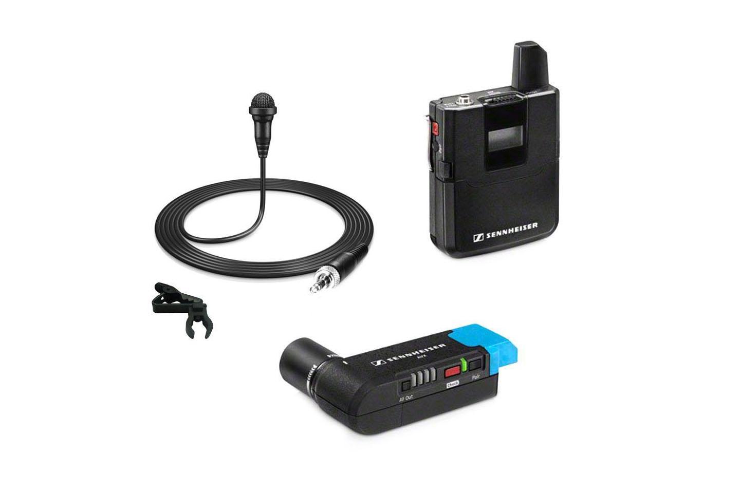 SENNHEISER AVX-ME2 SET-5-US(1.9GHz帯ワイヤレスピンマイク)｜撮影