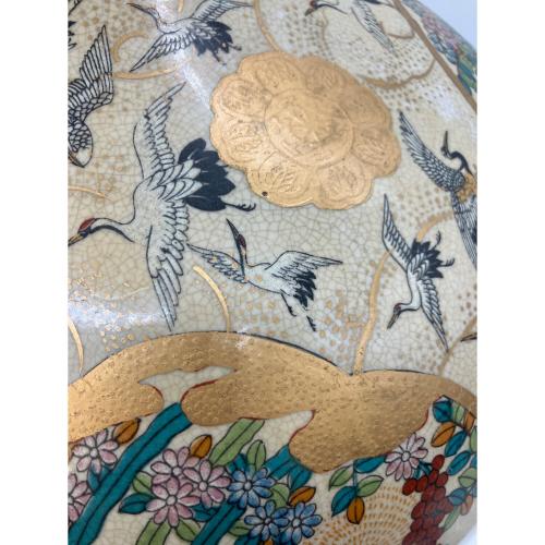 壷 薩摩焼 金襴飾壺 栄盛窯 瀧山作｜トレファクONLINE