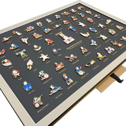 ENEOS オリジナル額装ピンバッジセット 東京2020オリンピック エネゴリ