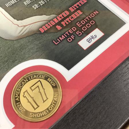 大谷翔平 2021年 アメリカンリーグ MVP獲得記念 コインフォトミント