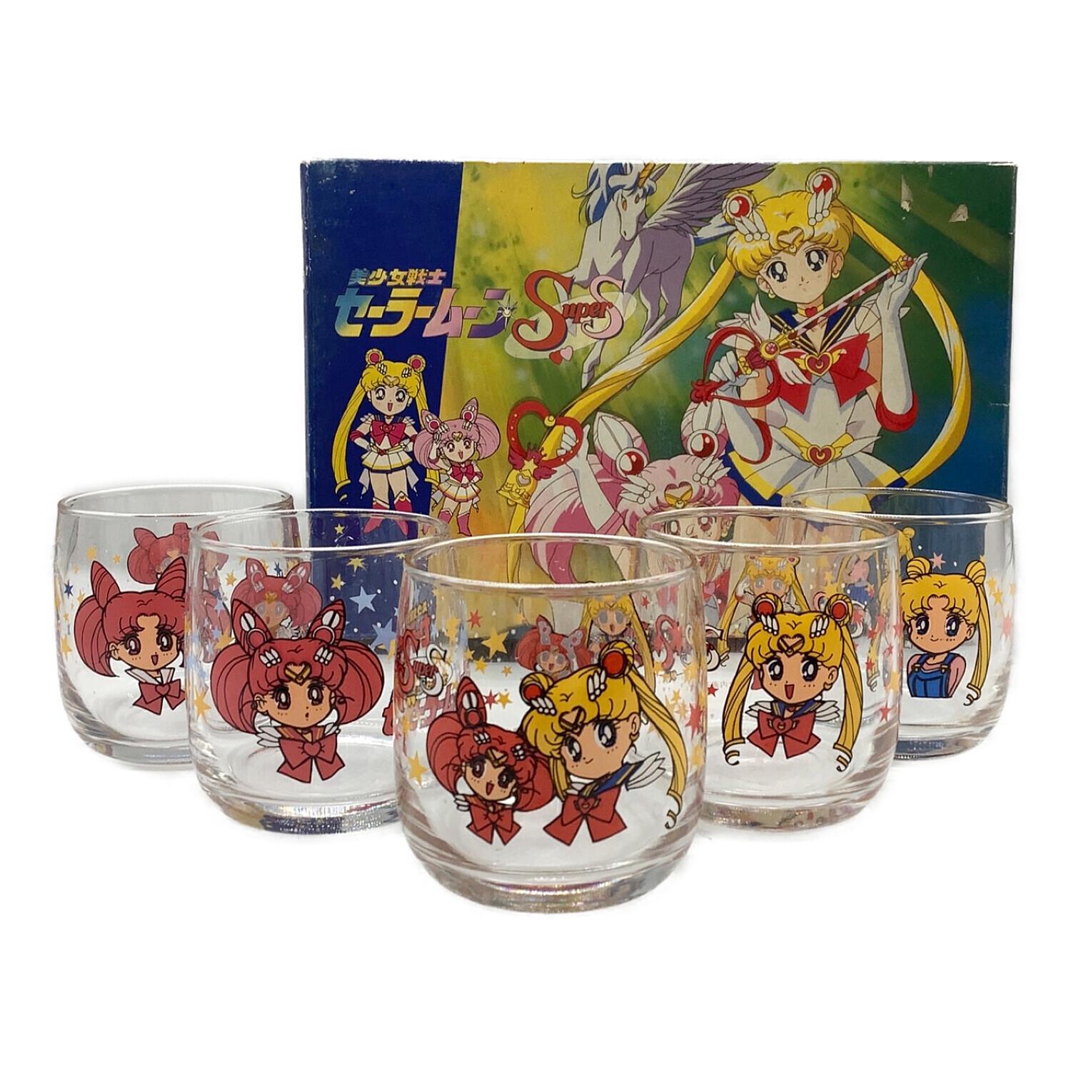 美少女戦士セーラームーン グラス 5Pセット レトログラス｜トレファク