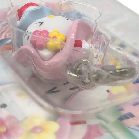 レア ご当地キティ 東京限定 銀座カンカン娘 ファスナーマスコット