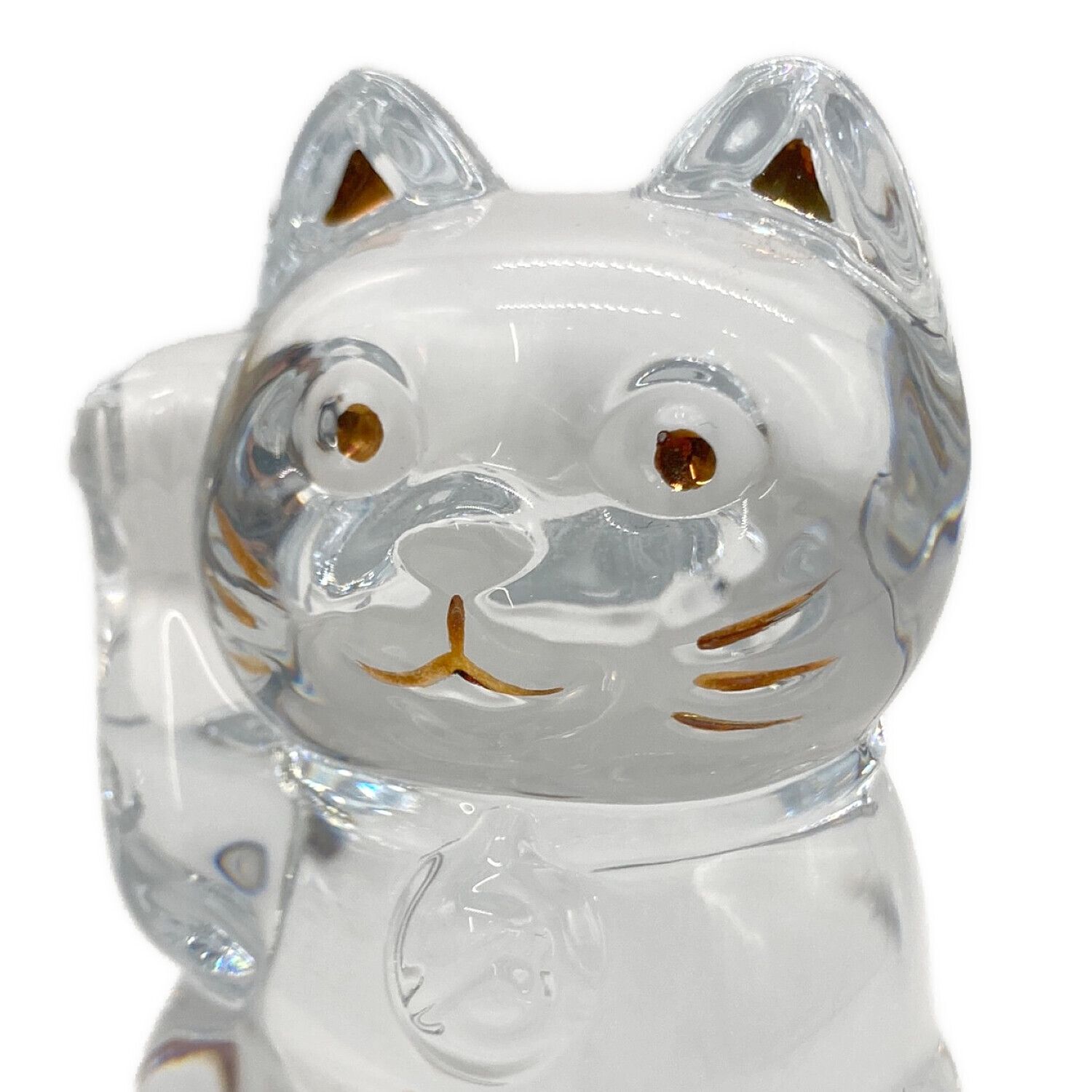 Baccarat(バカラ) 招き猫 クリスタル クリア｜トレファクONLINE