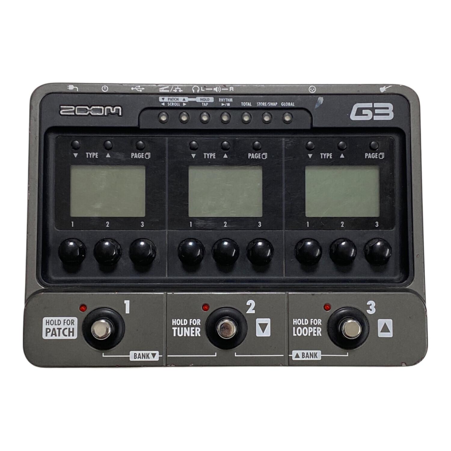 ZOOM (ズーム) マルチエフェクター G3｜トレファクONLINE