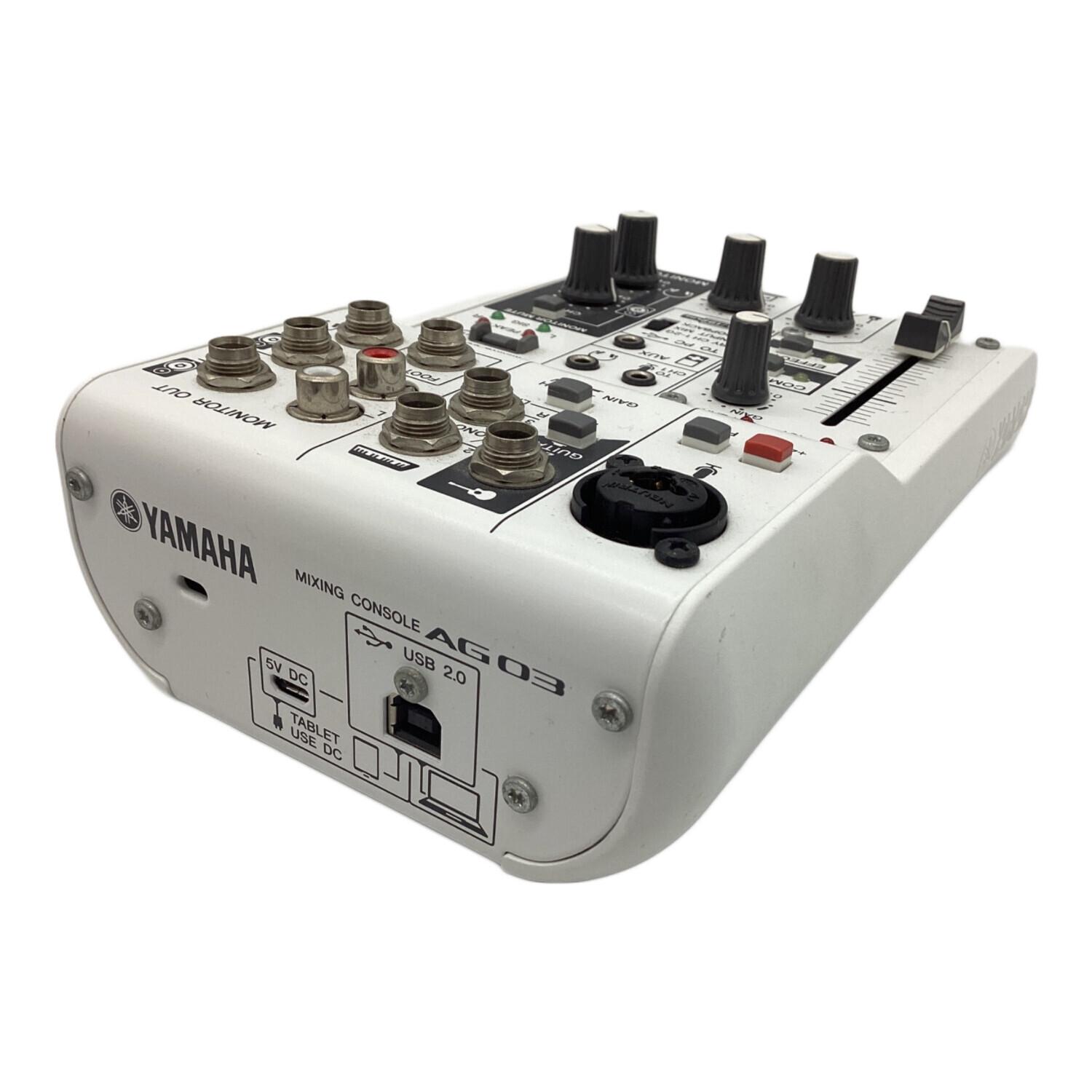 YAMAHA (ヤマハ) ライブストリーミングミキサー 通電確認のみ AG03