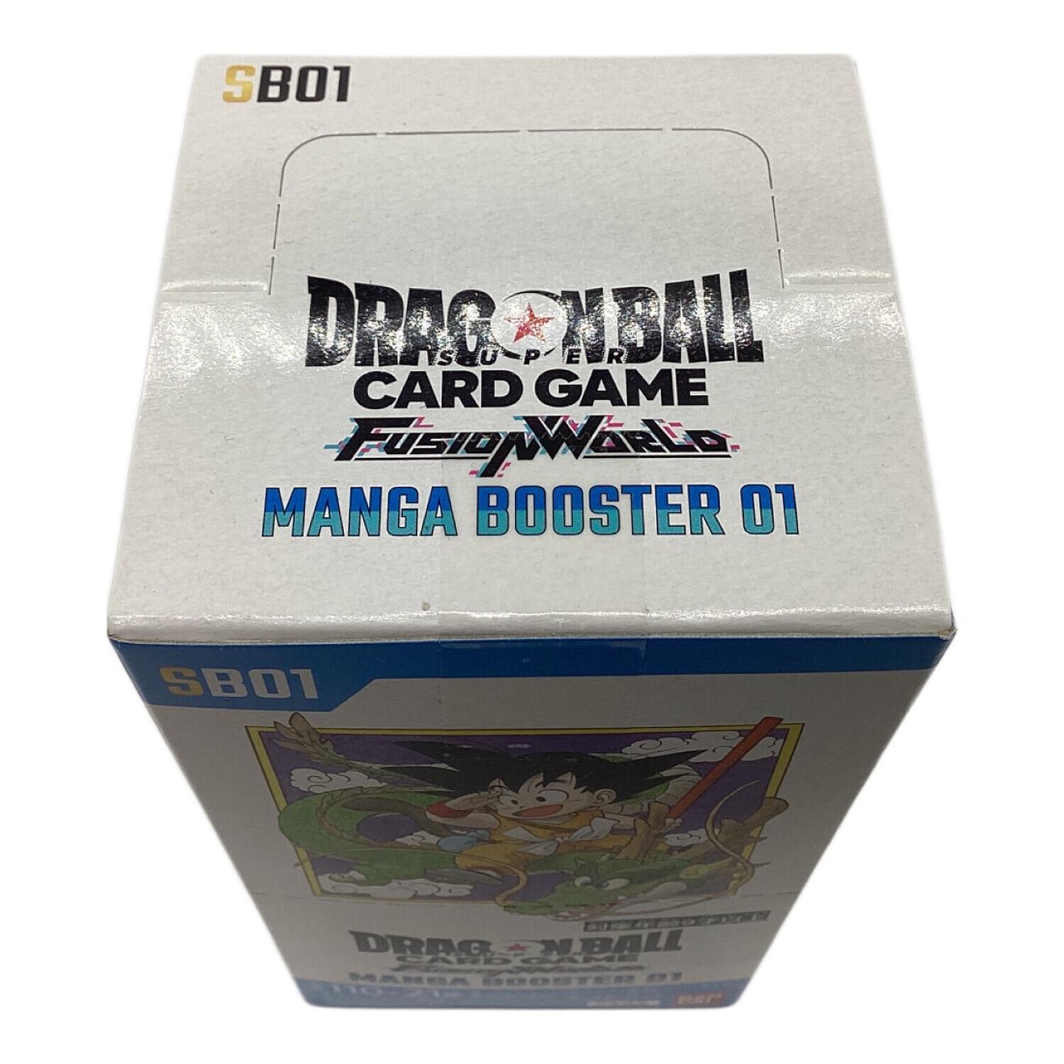マンガブースター MANGA BOOSTER 01 4BOX 未開封 テープ付き 未開封
