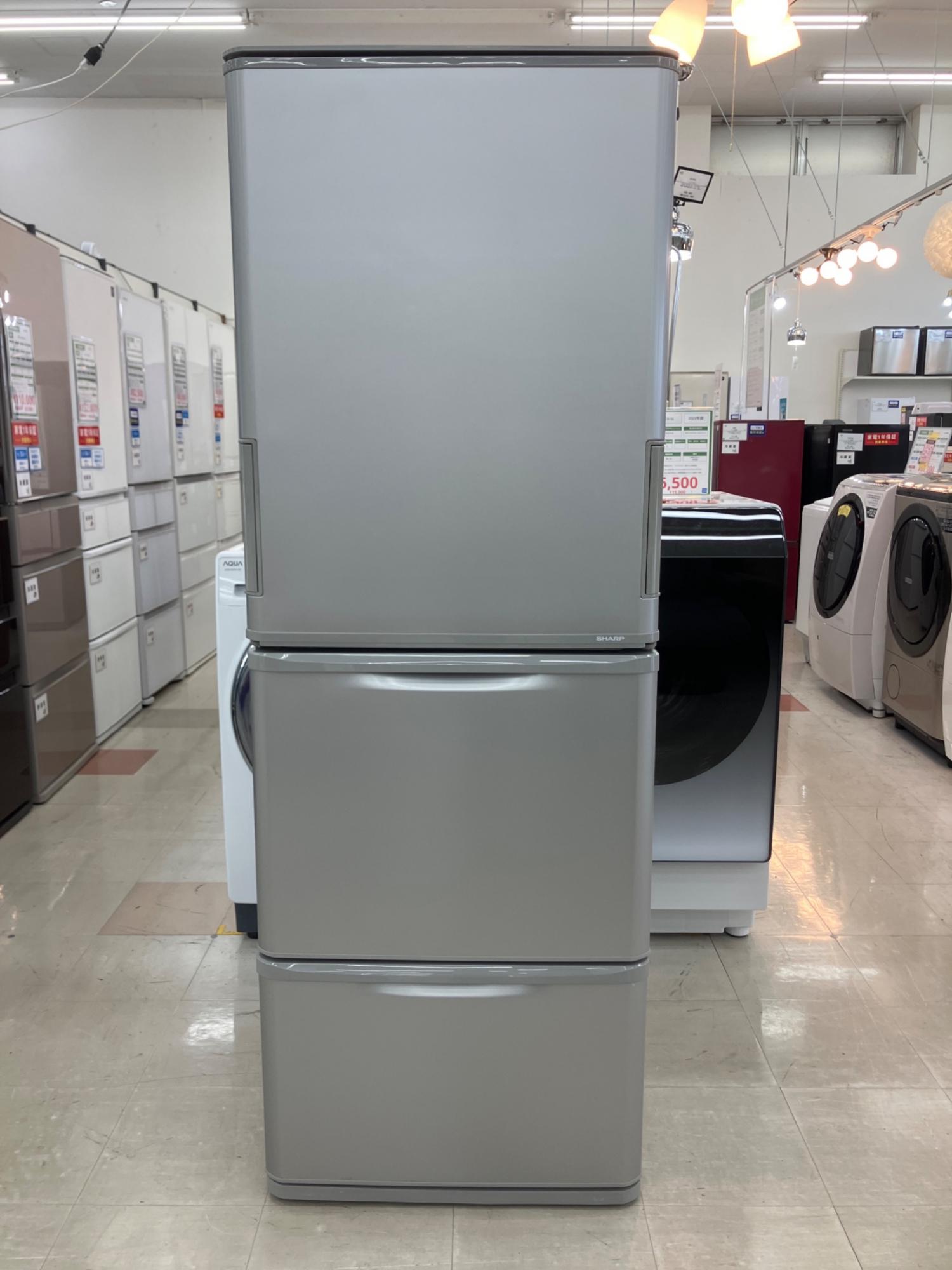 SHARP (シャープ) 3ドア冷蔵庫 SJ-W356J-S 2022年製 キズ・ヘコミ