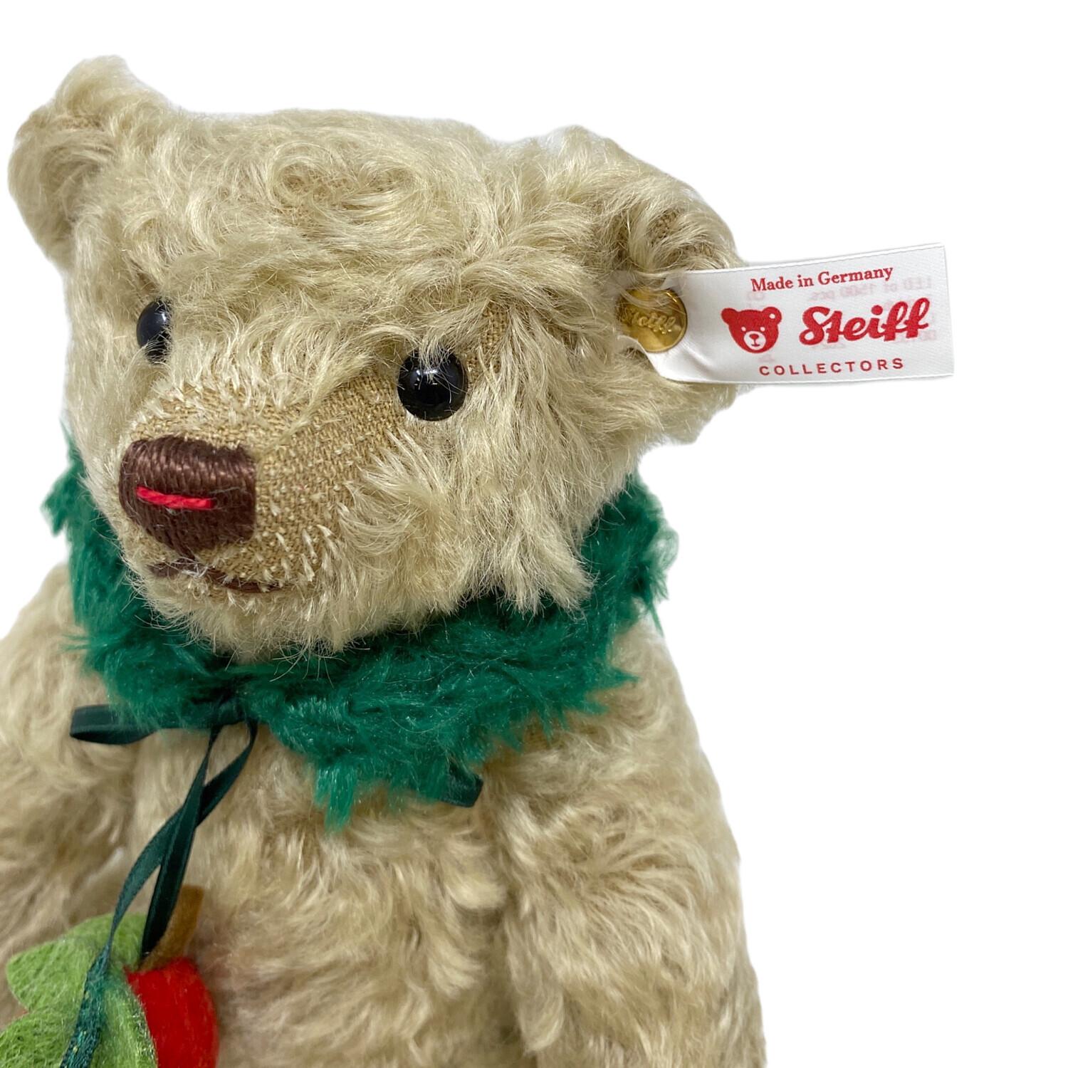 Steiff (シュタイフ) テディベア リトルサンタ2024 アップル タグ付