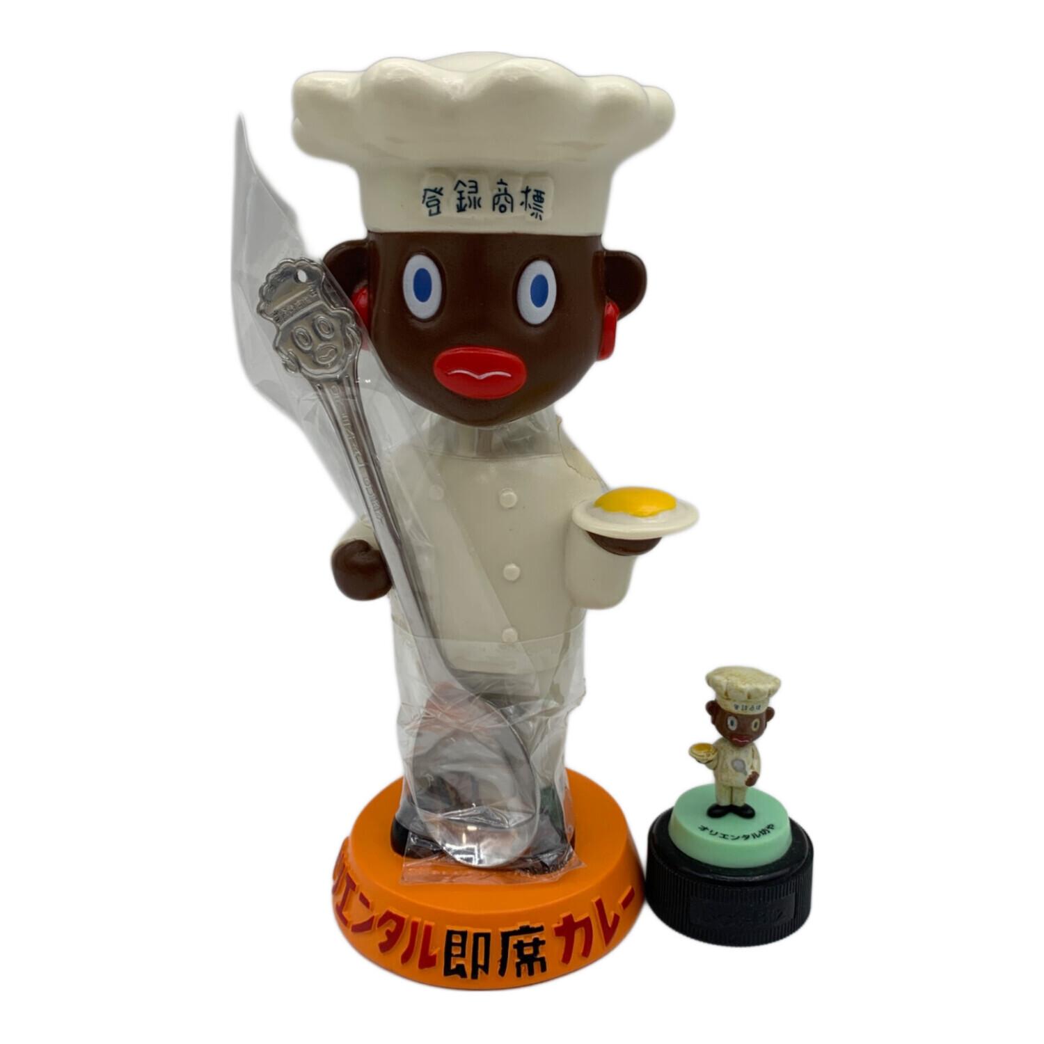 オリエンタル即席カレー人形 ボブルヘッド ペットボトルキャップ