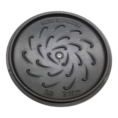 Staub (ストウブ) 両手鍋 グレー 20cm/Wa-NABE 20cm（カンパーニュ