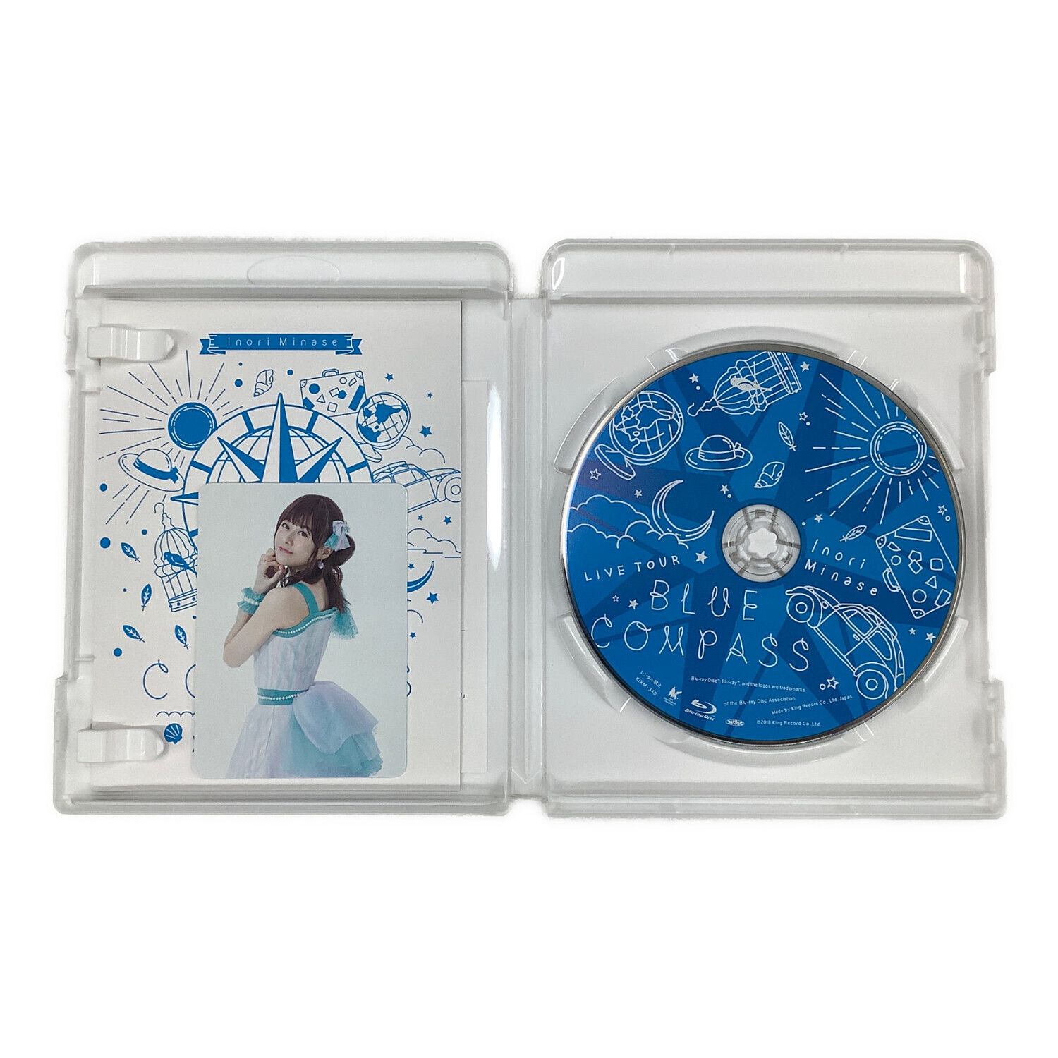 キングレコード 水瀬いのり Inori Minase LIVE TOUR BLUE COMPASS Blu