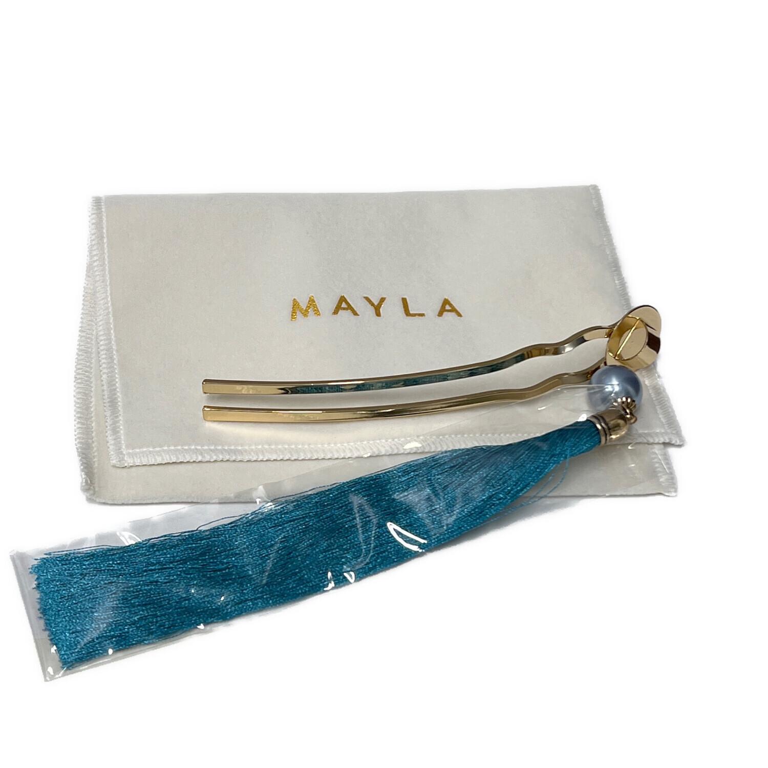 鬼滅の刃 (鬼滅ノ刃) アイコニックヘアオブジェ + 簪 MAYLA 時透無一郎