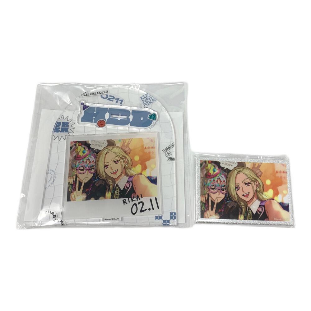 カリスマ 草薙理解 アクリルスタンド＆グリッタースクエア缶バッジ