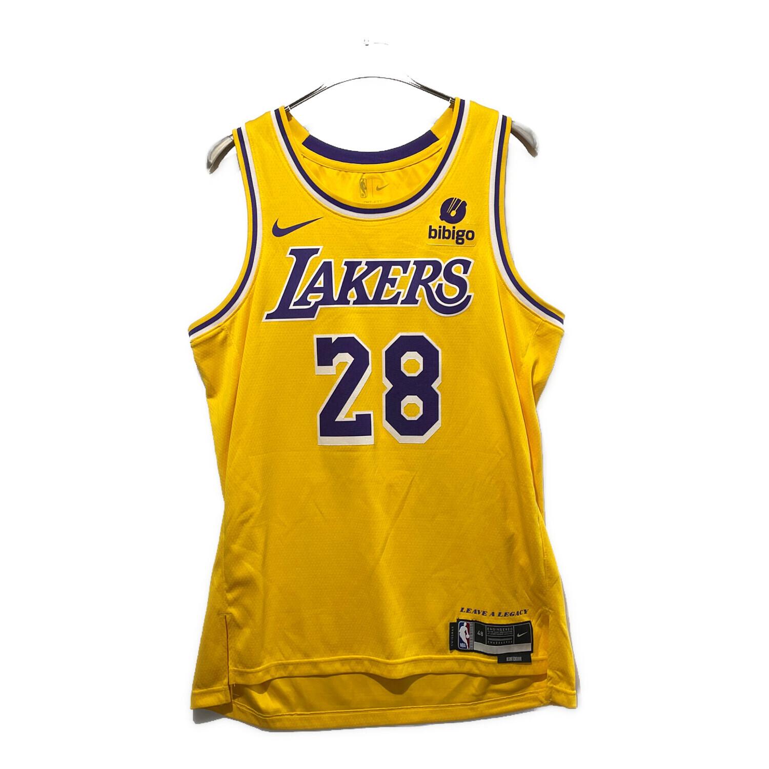 NIKE (ナイキ) バスケットユニフォーム SIZE 48 イエロー×パープル 美