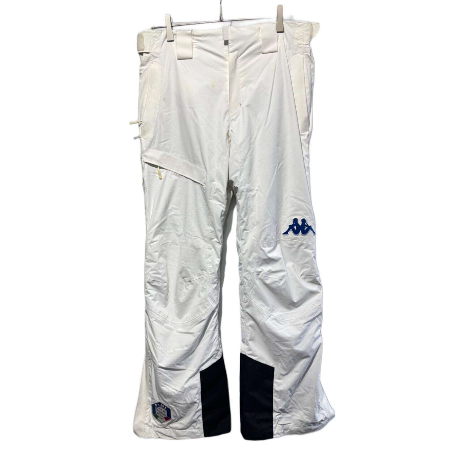 KAPPA (カッパ) スキーウェア(パンツ) メンズ SIZE M ホワイト FISロゴ