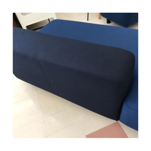 無印良品 (ムジルシリョウヒン) ソファベンチ ネイビー オットマン付