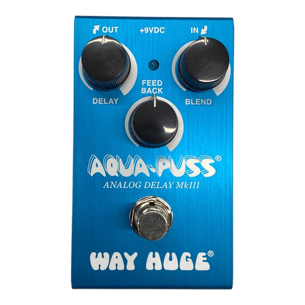 WAY HUGE (ウェイ ヒュージ) ディレイペダル AQUA-PUSS ANALOG DELAY