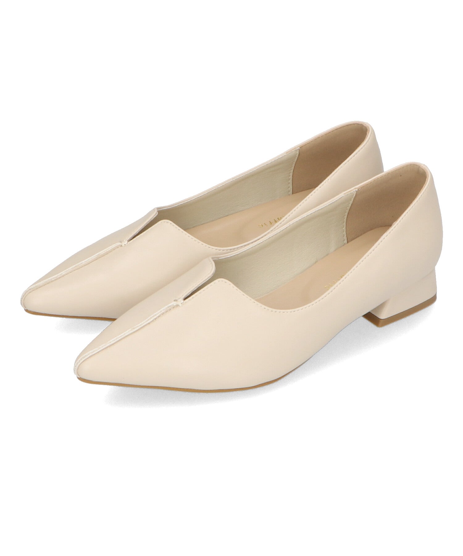 WEB限定/新色追加】フレアヒールポインテッドトゥパンプス/45301