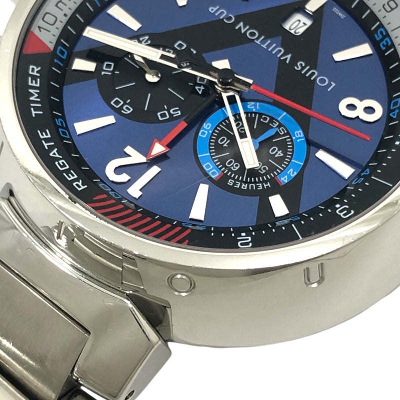 ルイ・ヴィトン LOUIS VUITTON タンブール レガッタ クロノグラフ