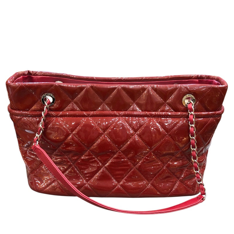 シャネル CHANEL ココマークチェーンショルダー ボルドー SV金具