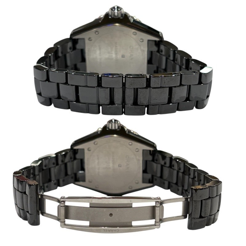 シャネル CHANEL J12 マドモアゼル38MM 世界555本 H5242 ブラック