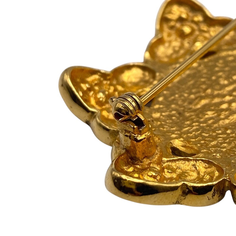 シャネル CHANEL パールブローチ ゴールド メタル/パール レディース