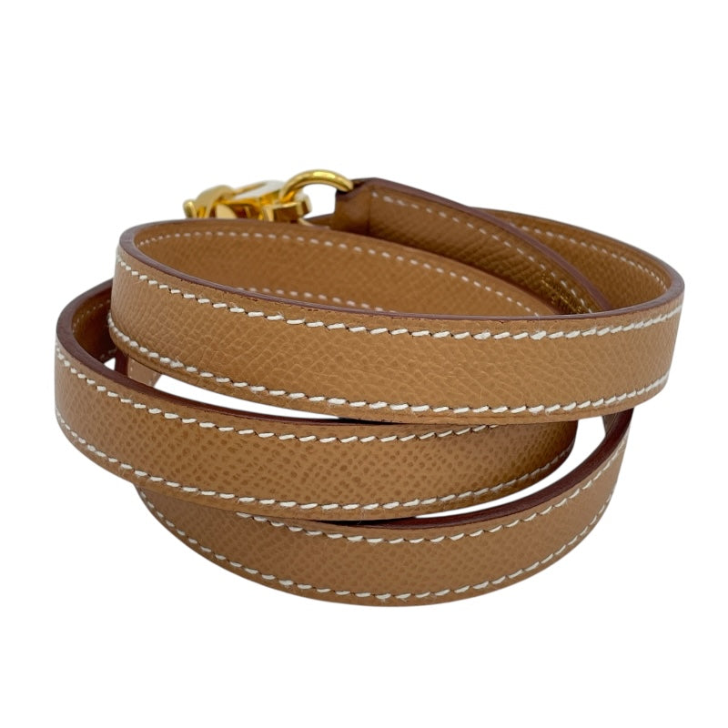エルメス HERMES ケリー用 ストラップ ナチュラルサブレ GD金具