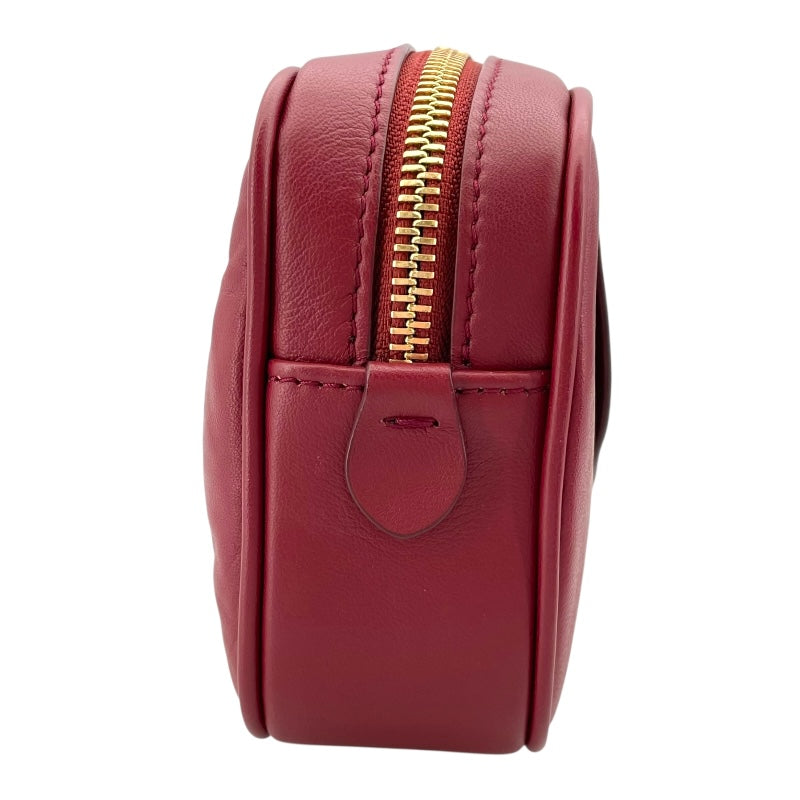 メゾン マルジェラ Maison Margiela ウエストポーチ レッド レザー