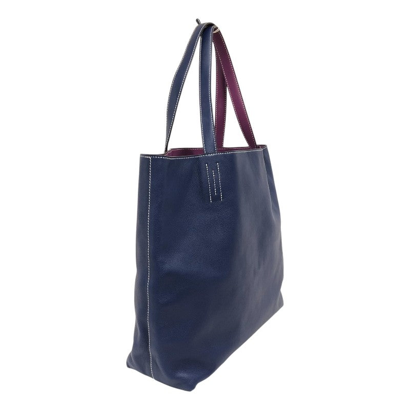 エルメス HERMES ドゥブルセンス36 □R刻 ブルーエレクトリック