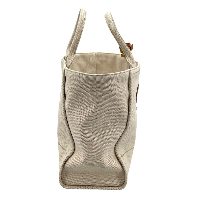 プラダ PRADA カナパ ラージ 2VG131 ベージュ キャンバス レディース