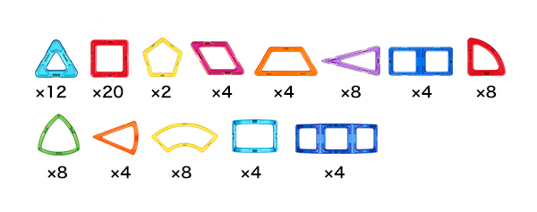 マグ・フォーマー クリエイティブセット（90ピース/あそび方冊子付き