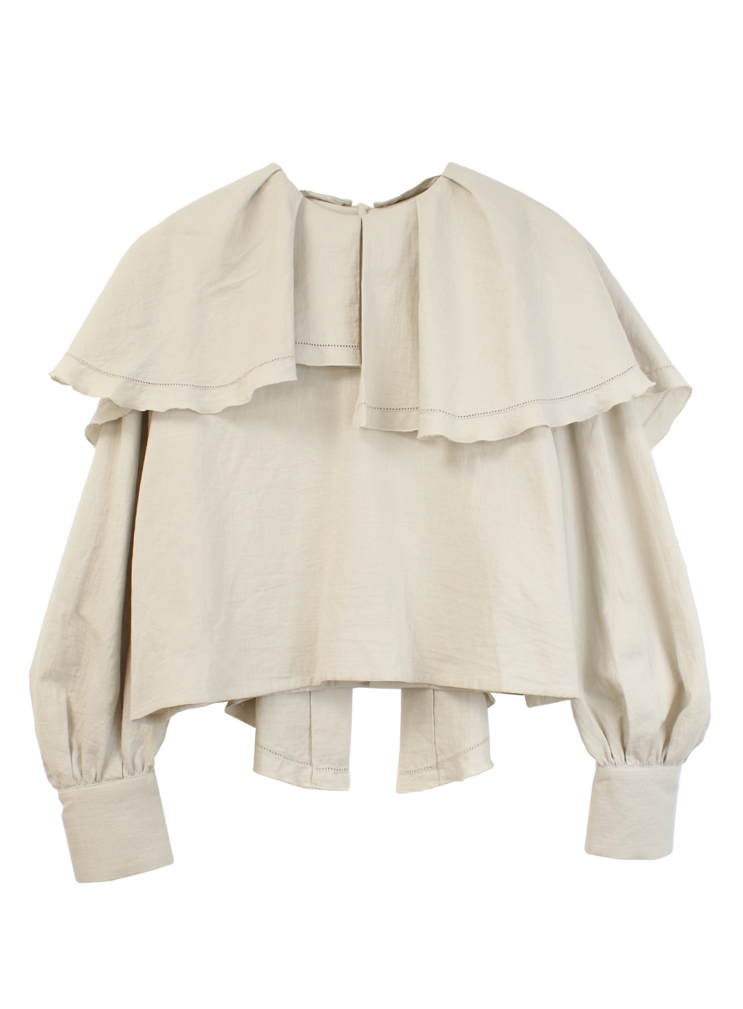 COEL Online Store2WAYアシンメトリーケープブラウス(F ブラック): TOPS