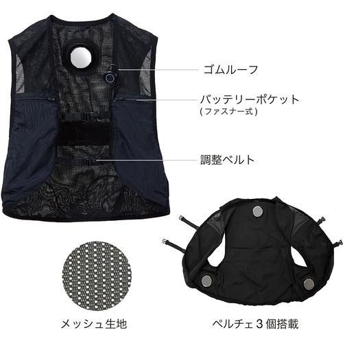 SHOWA ペルチェベスト COOLFIX PLT3アクティブベスト